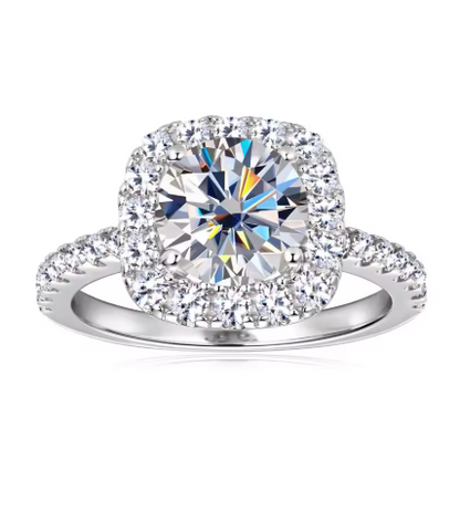 Jane -  Classic 2.0CT Round Moissanite Ring