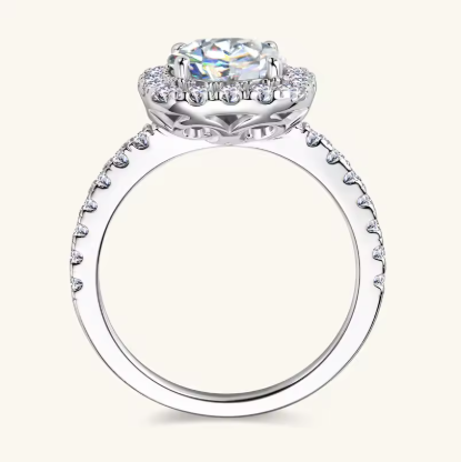 Jane -  Classic 2.0CT Round Moissanite Ring