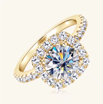 Jane -  Classic 2.0CT Round Moissanite Ring