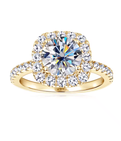 Jane -  Classic 2.0CT Round Moissanite Ring